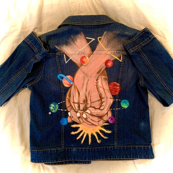 Hand painted Denim (Upcycled) - Picture 11 of 16